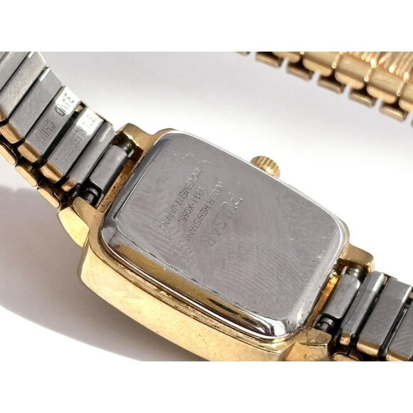 Pulsar V811-X055 Gold Toned Ladies Vintage Wristwatch - 18mm - WORKS! - Picture 9 of 14